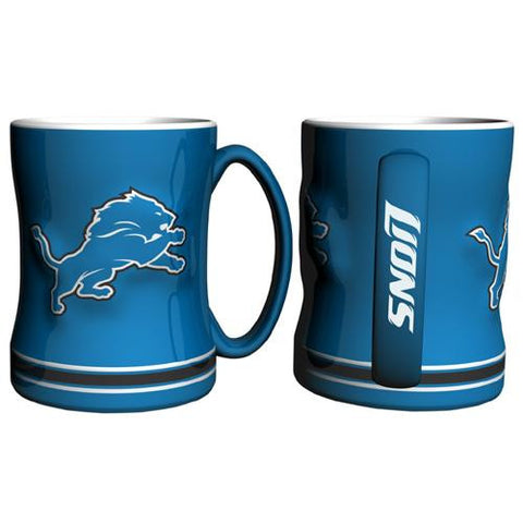 Detroit Lions NFL Coffee Mug - 15oz Sculpted (Single Mug)