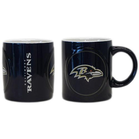 Baltimore Ravens NFL Coffee Mug - 14oz Sculpted Warm Up (Single Mug)