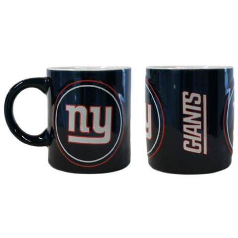 New York Giants NFL Coffee Mug - 14oz Sculpted Warm Up (Single Mug)