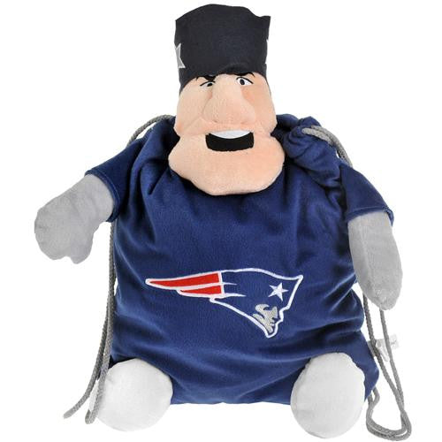 New England Patriots NFL Plush Mascot Backpack Pal