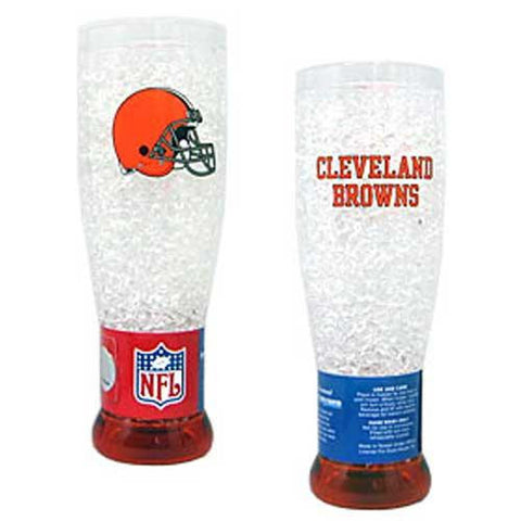 Cleveland Browns NFL Crystal Pilsner Glass