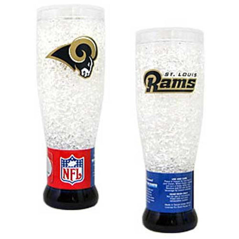 St. Louis Rams NFL Crystal Pilsner Glass