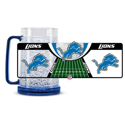 Detroit Lions NFL Crystal Freezer Mug