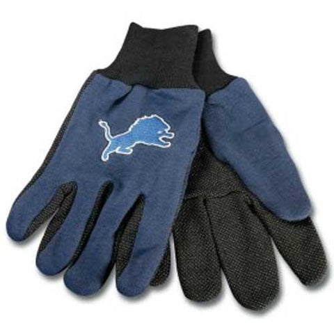 Detroit Lions NFL Two Tone Gloves