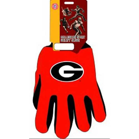 Georgia Bulldogs Ncaa Two Tone Gloves