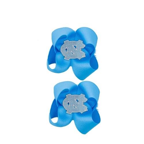 North Carolina Tar Heels Ncaa Hair Bow Pair