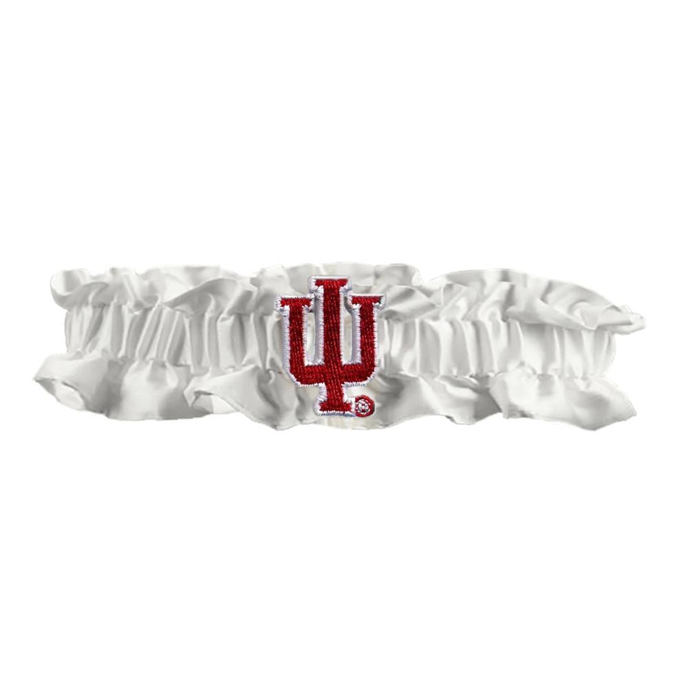 Indiana Hoosiers Ncaa Dainty Satin Garter (white)