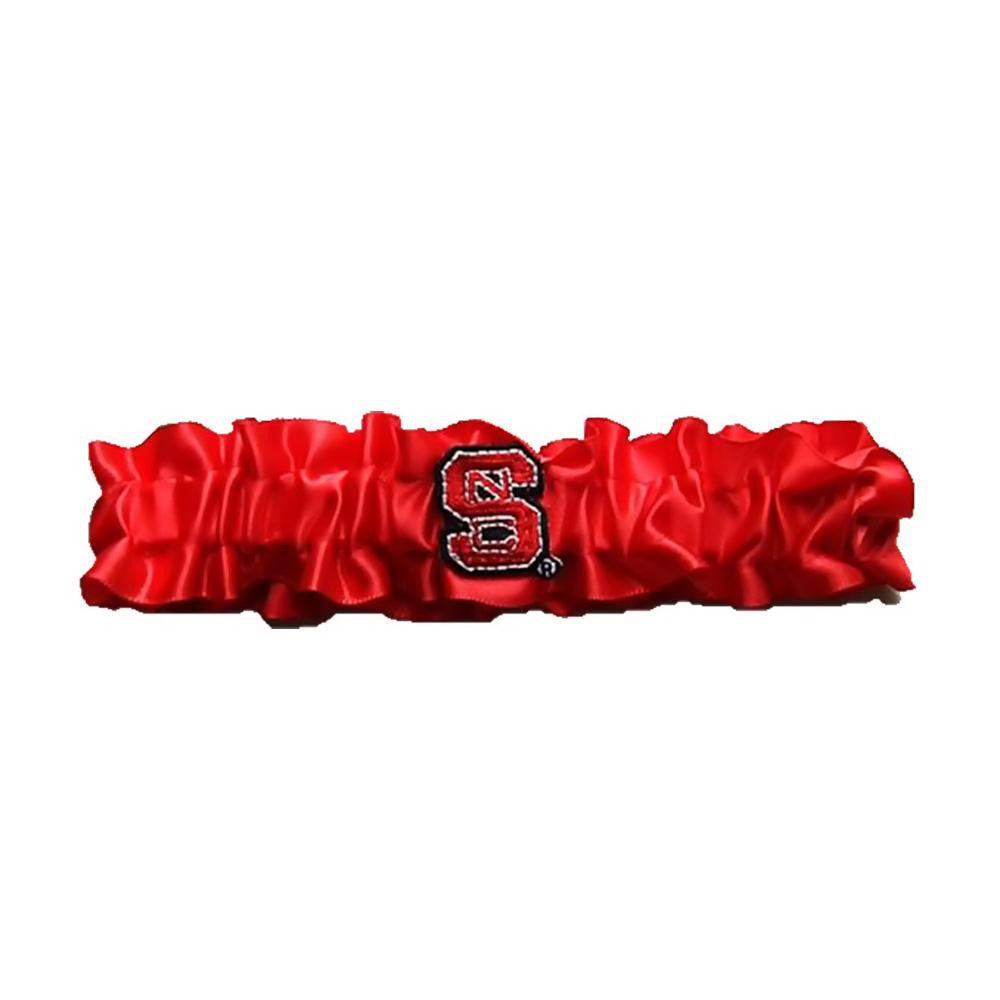 North Carolina State Wolfpack Ncaa Dainty Satin Garter (red)