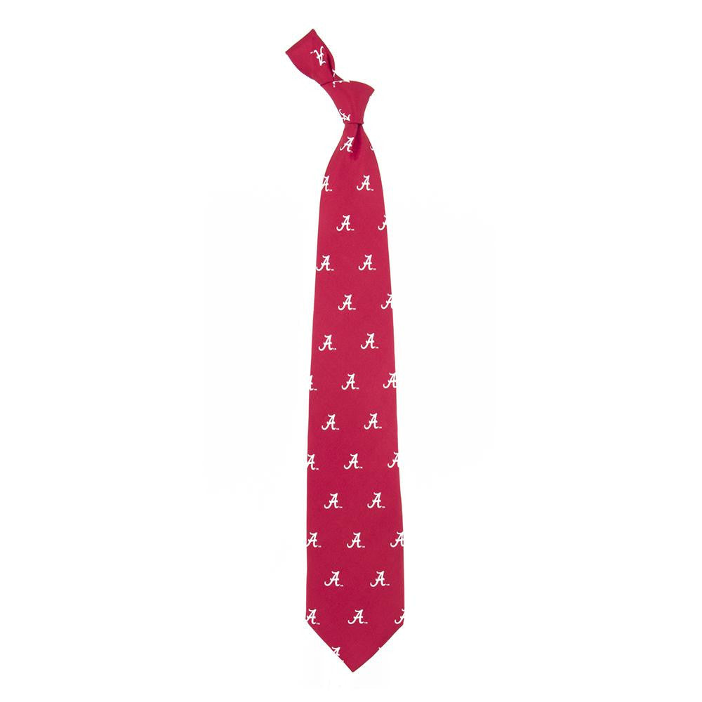 Alabama Crimson Tide Ncaa Prep Mens Silk Tie