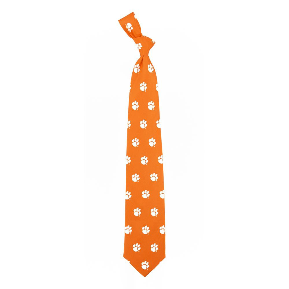 Clemson Tigers Ncaa Prep Mens Silk Tie