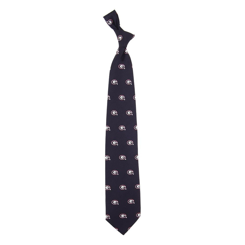 Georgia Bulldogs Ncaa Prep Mens Silk Tie