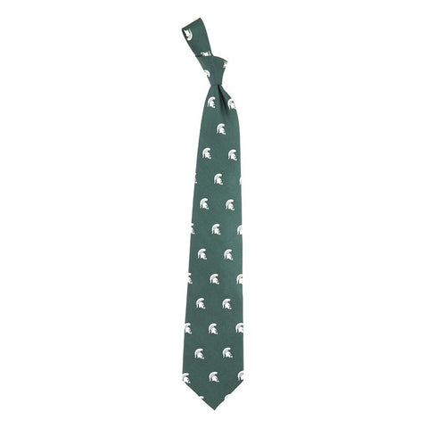 Michigan State Spartans Ncaa Prep Mens Silk Tie