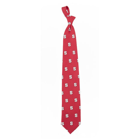 North Carolina State Wolfpack Ncaa Prep Mens Silk Tie