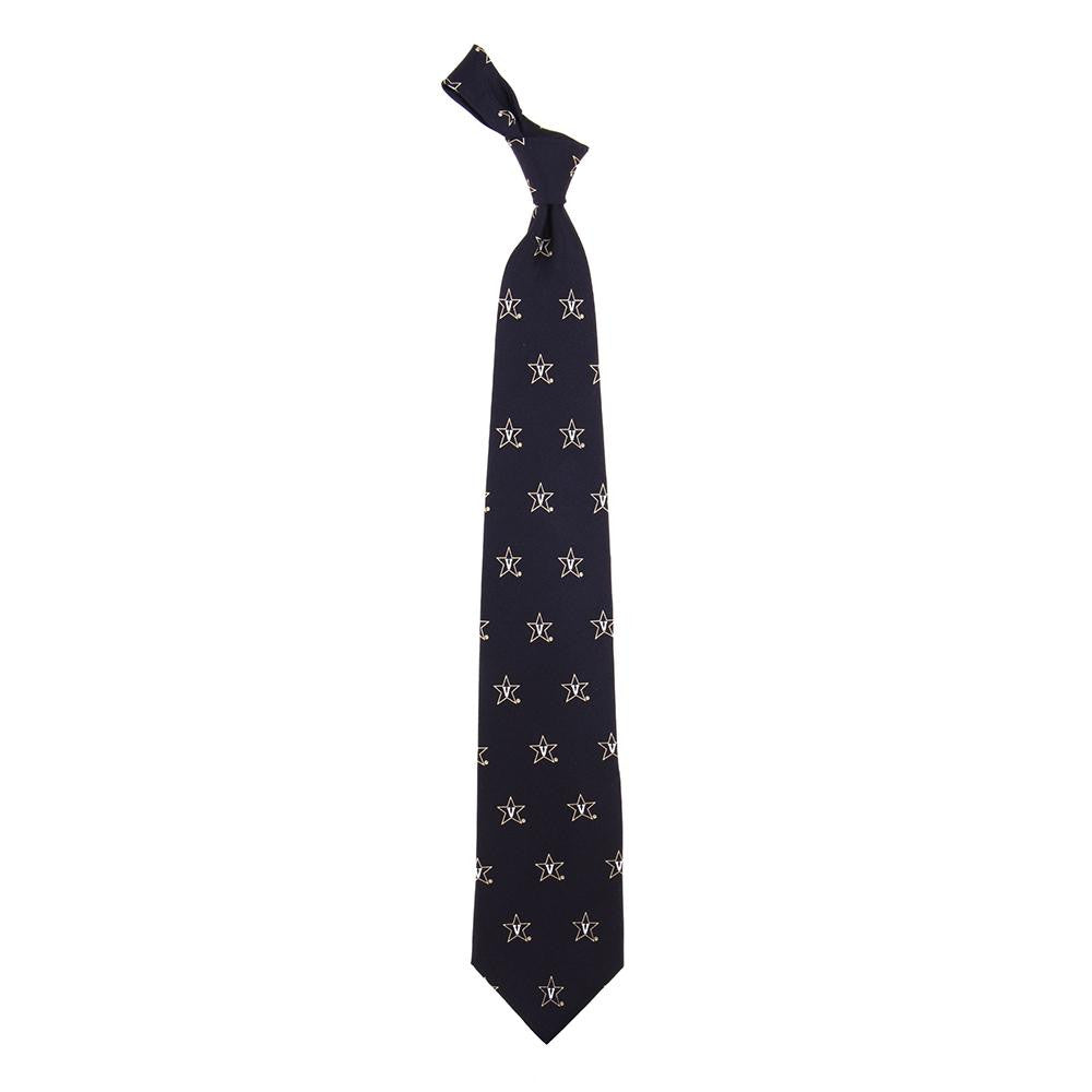 Vanderbilt Commodores Ncaa Prep Mens Silk Tie