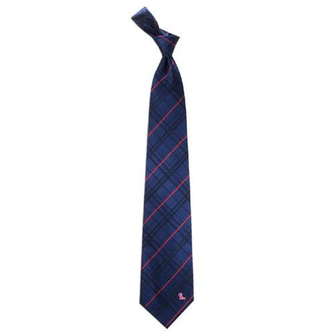 Mississippi Rebels Ncaa Oxford Woven Mens Tie