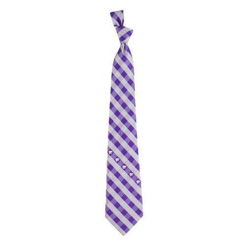 Kansas State Wildcats Ncaa Check Poly Necktie