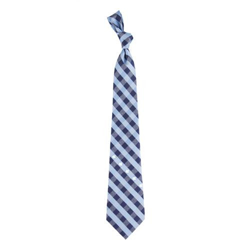 North Carolina Tar Heels Ncaa Check Poly Necktie