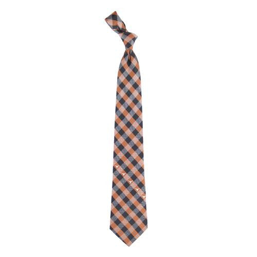 Texas Longhorns Ncaa Check Poly Necktie