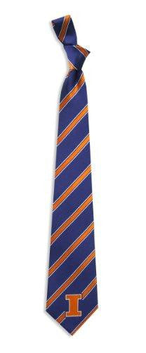 Illinois Fighting Illini Ncaa Woven 1 Mens Tie (100 Percent Polyester)