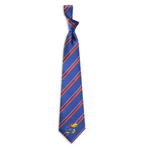 Kansas Jayhawks Ncaa Woven 1 Mens Tie (100 Percent Polyester)