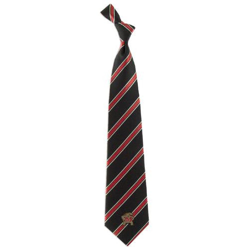 Maryland Terps Ncaa Woven Poly 1 Mens Tie (100 Percent Polyester)