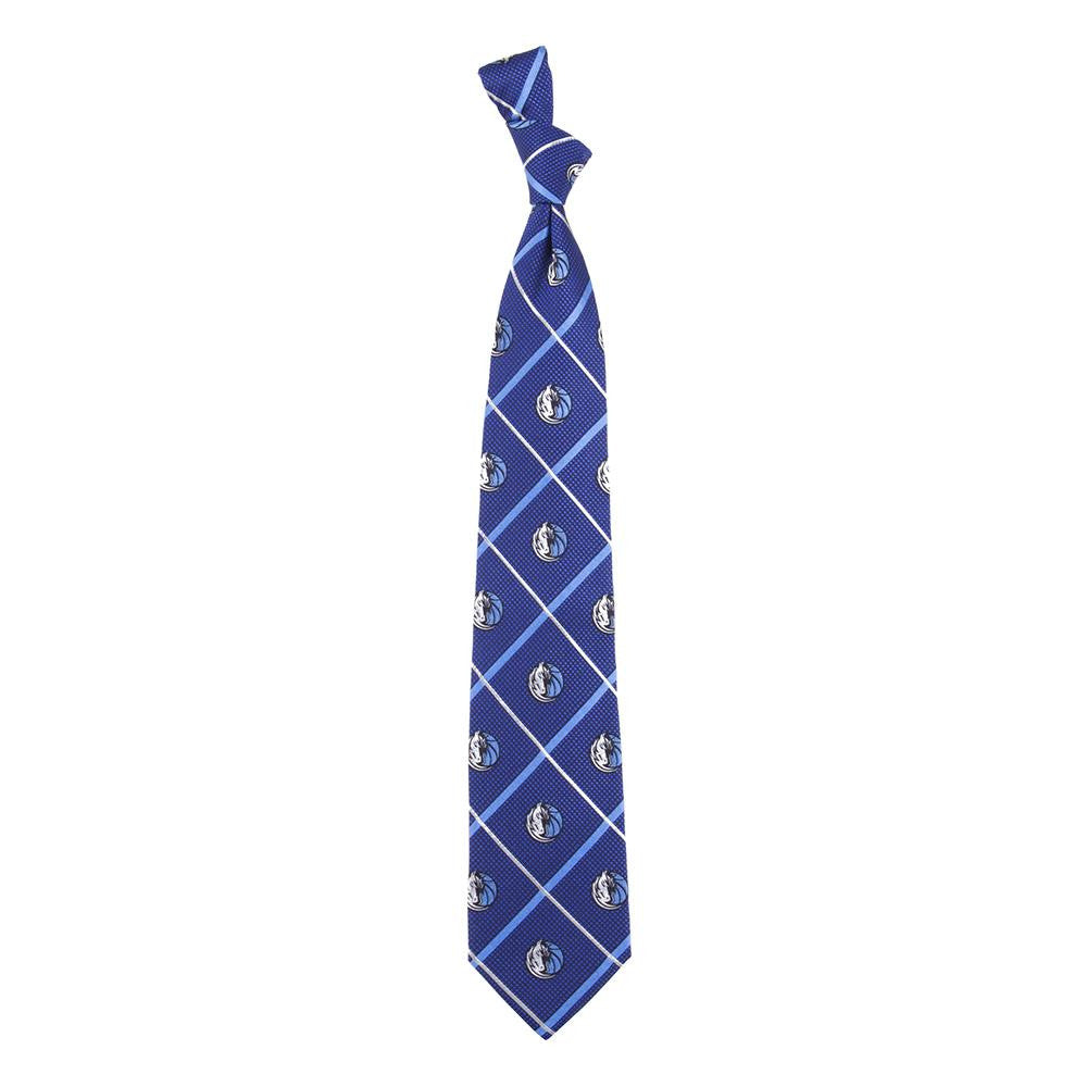 Dallas Mavericks NBA Silver Line Woven Silk Mens Tie