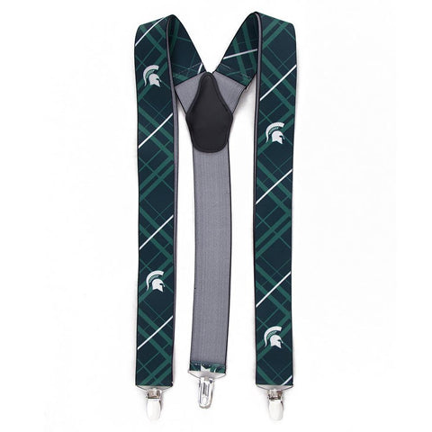 Michigan State Spartans Ncaa Oxford Mens Suspenders