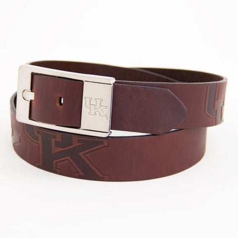 Kentucky Wildcats Ncaa Brandish Leather Belt Size 40