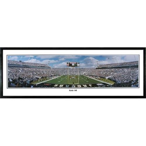 Jacksonville Jaguars "kick Off"  - 13.5"x39" Standard Black Frame