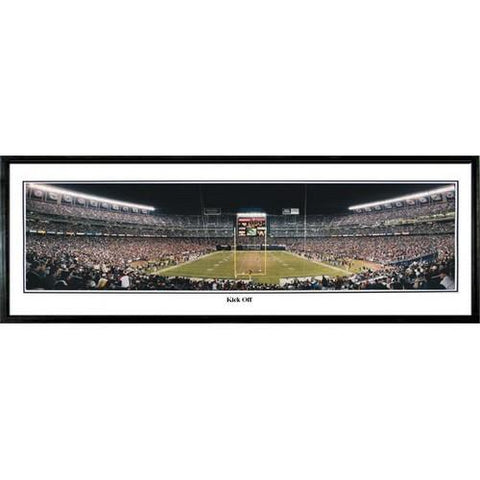 San Diego Chargers "kick Off" - 13.5"x39" Standard Black Frame