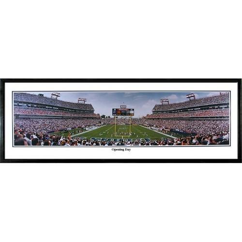 Tennessee Titans "opening Day"  - 13.5"x39" Standard Black Frame