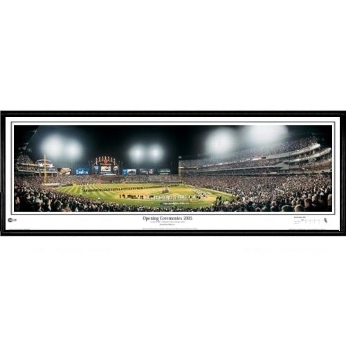 Chicago White Sox "opening Ceremonies 2005" - 13.5"x39" Standard Black Frame