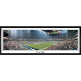 Houston Texans "first Win"  - 13.5"x39" Standard Black Frame