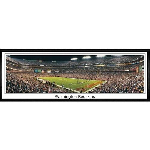 Washington Redskins "washington Redskins"  - 13.5"x39" Standard Black Frame