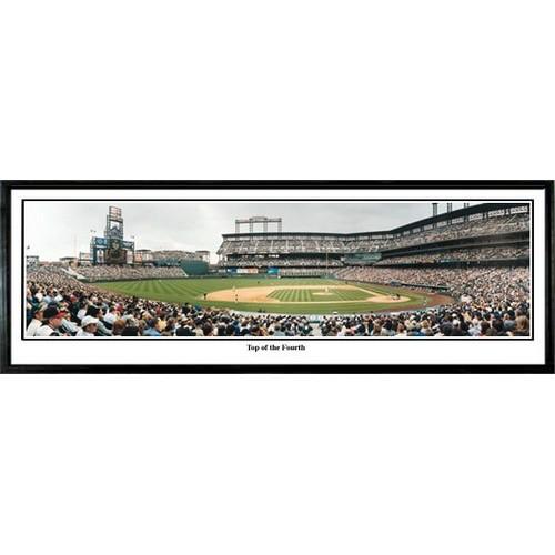 Colorado Rockies "top Of The Fourth" - 13.5"x39" Standard Black Frame