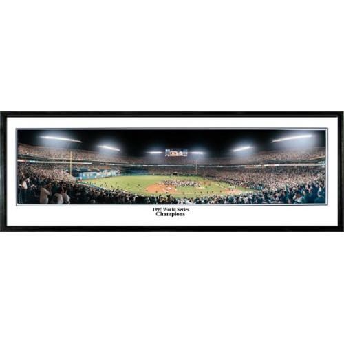 Florida Marlins "1997 World Series Champs" - 13.5"x39" Standard Black Frame