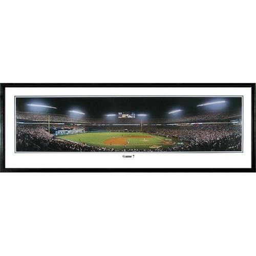 Florida Marlins "game 7" - 13.5"x39" Standard Black Frame