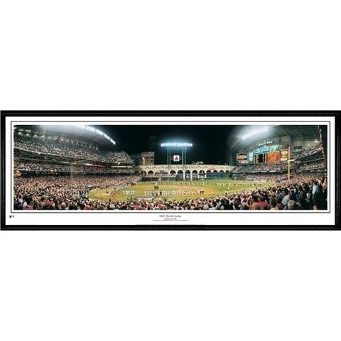 Houston Astros "first Texas World Series"  - 13.5"x39" Standard Black Frame