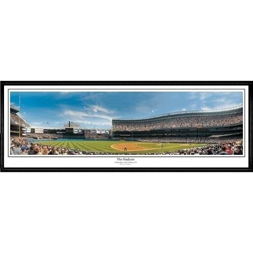 New York Yankees "the Stadium"  - 13.5"x39" Standard Black Frame