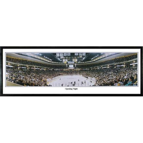 Boston Bruins "opening Night" - 13.5"x39" Standard Black Frame