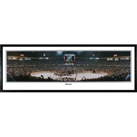 New Jersey Devils "heaven" - 13.5"x39" Standard Black Frame