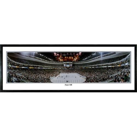 Philadelphia Flyers "face Off" - 13.5"x39" Standard Black Frame