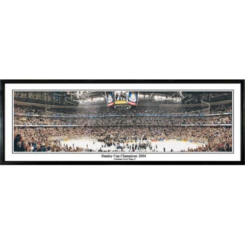 Tampa Bay Lightning "stanley Cup Champions 2004" - 13.5"x39" Standard Black Frame