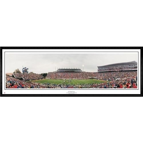 Mississippi Rebels "44 Yard Line"  - 13.5"x39" Standard Black Frame