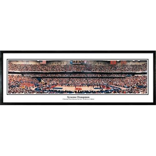 Syracuse University Orangemen "syracuse Orangemen"  - 13.5"x39" Standard Black Frame