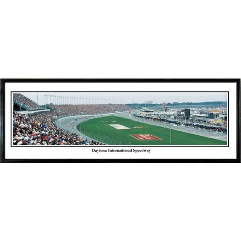 Daytona 500 "daytona 500"  - 13.5"x39" Standard Black Frame