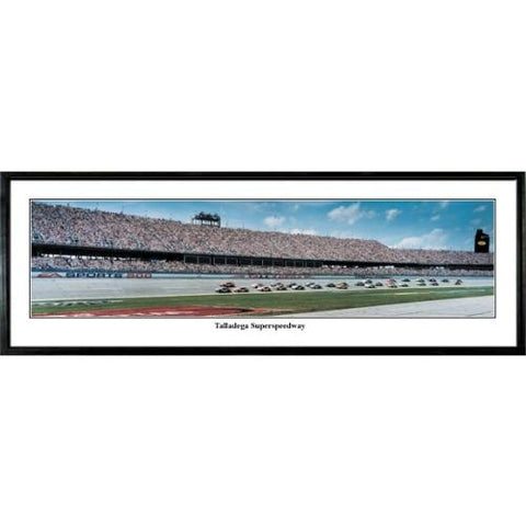 Talladega Superspeedway "talladega Superspeedway"  - 13.5"x39" Standard Black Frame