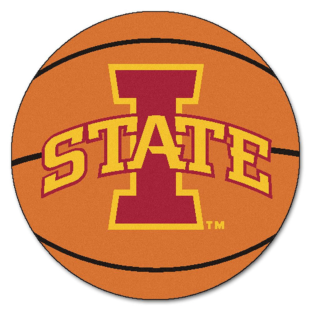 Iowa State Cyclones Ncaa "basketball" Round Floor Mat (29")
