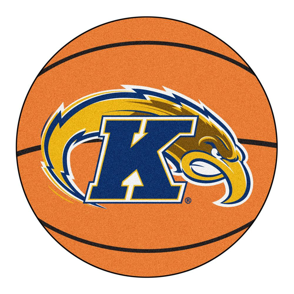 Kent Golden Flashes Ncaa "basketball" Round Floor Mat (29")