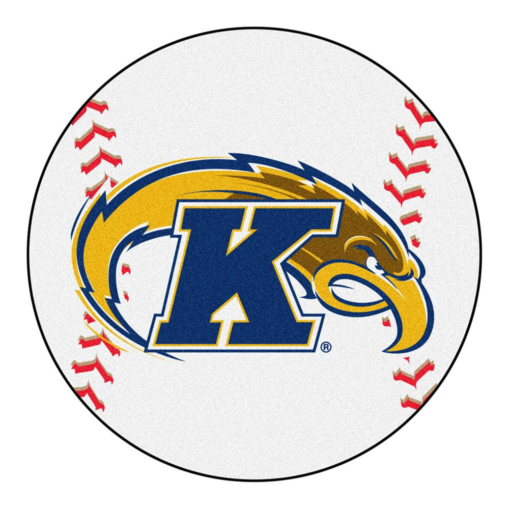 Kent Golden Flashes Ncaa "baseball" Round Floor Mat (29")